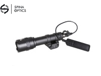 SPINA OPTICS M600 Tactical Flashlight, LED+Mouse Tail  /Black