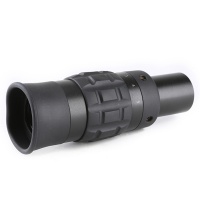SPINA OPTICS Tactical Zooming 1.5-5X Magnified Optics Magnifier Scope with Flip to Side Mount