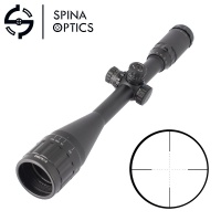SPINA OPTICS 6-24X50 AOL Riflescope 1 inch Full Size View Mil-Dot Rifle Lock Reset Reach