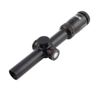 SpinaOptics 1-8x24 SFP Rifle Scope with Red and Green Illuminated Turret Locking System AR 15 .223 5