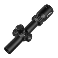 SPINA HD 1-6X24 FFP Tactical Rifle Scope Glass Wide Field Optical Sight BDC Recticle AR .223 .308