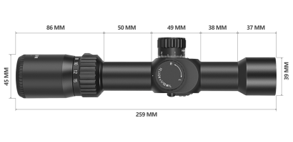 spina optics FalconPoint 3-15x32 2