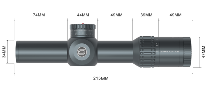 Spina Optics Glacier 1-10x28 ED FFP 2.1
