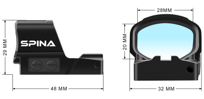 Spina Optics Mistral 1x19x28 2