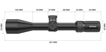Spina Optics NovaForce 6-24x50 2.1